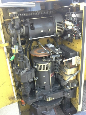 รถไฟฟ้ายืนขับKOMATSU FB13RC-10 เสาสูง3เมตร งาเลื่อนซ้านขวาได้ รถญี่ปุ่นแท้