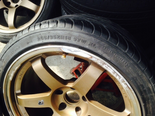 ล้อแท้ RAY  พร้อม adapter 5 ออก 6 รู