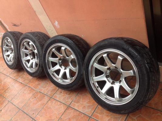 ล้อเเม็ค lenso rt7 ขอบ 17กว้าง8  6รู