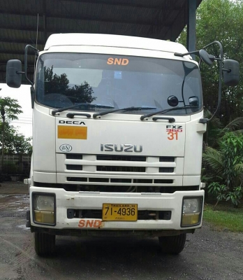 สิบล้อ อีซูซุ 360 ปี56 แม่ลูก ดั้มสามมิตรแท้ สภาพนางฟ้าสวยบางเดิม วิ่งน้อย100&times;&times;&times;กม ไม่เคยมีอุบัติเหตุ ทะเบียนพร้อมโอน