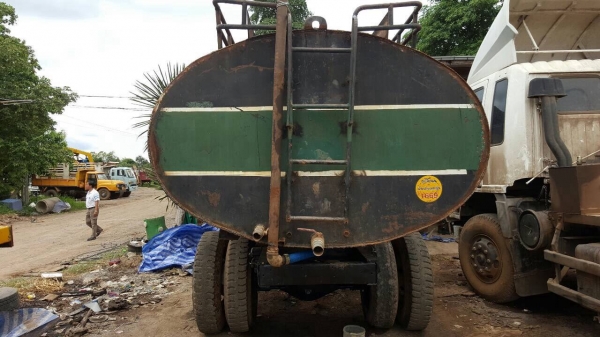 ขายรถน้ำ 6 ล้อหัวยาว ไม่มีทะเบียน เครื่อง DA120 พวงมาลัยพาวเวอร์ เบรคลมดัน อุปกรณ์ครบครับ