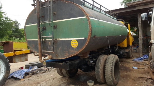 ขายรถน้ำ 6 ล้อหัวยาว ไม่มีทะเบียน เครื่อง DA120 พวงมาลัยพาวเวอร์ เบรคลมดัน อุปกรณ์ครบครับ