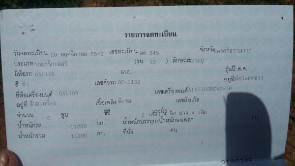 รถเกรด GALION GC1132. เล่มทะเบียนพร้อม. รถพร้อมใช้. สภาพดี