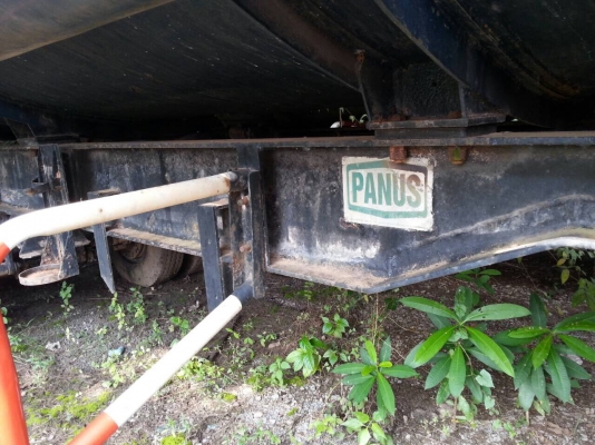 มี 7 หาง(เหลือ4).....ทางลูกพ่วงบรรทุกน้ำมัน 2 คานของPANUS ถัง16,000 ลิตร หางสาพดี สวย..