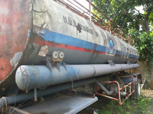 มี 7 หาง(เหลือ4).....ทางลูกพ่วงบรรทุกน้ำมัน 2 คานของPANUS ถัง16,000 ลิตร หางสาพดี สวย..