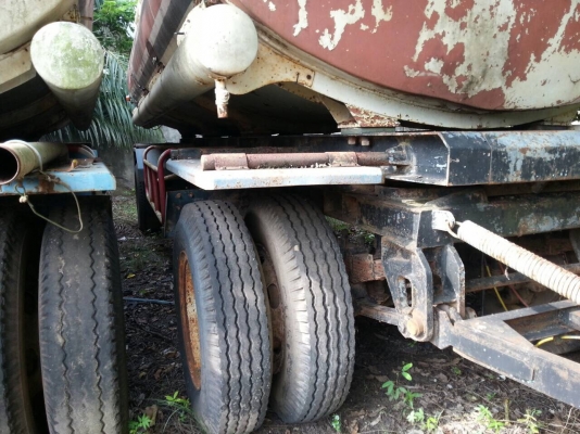 มี 7 หาง(เหลือ4).....ทางลูกพ่วงบรรทุกน้ำมัน 2 คานของPANUS ถัง16,000 ลิตร หางสาพดี สวย..