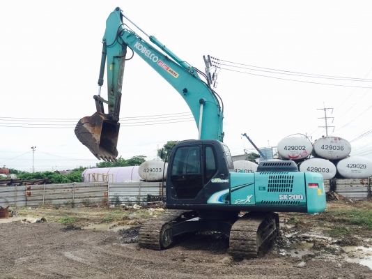 ขาย KOBELCO SK200-6 มาคร์ซิค โซ่ใหม่ เครื่อง ปั๊มดีครับ
