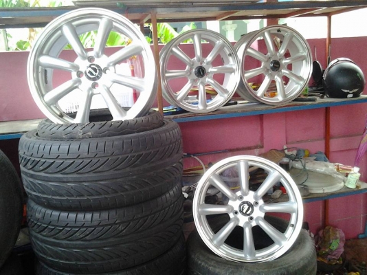 กล้วย 17x7 / 4x100 off40 สภาพใหม่กิป ส่งได้ทั่วไทย