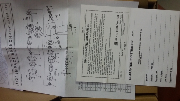 ขายบล็อคลม SP AIR 4 หุน JAPAN