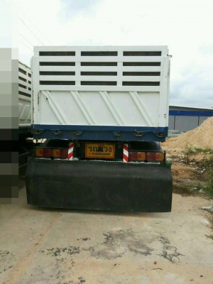 รถสิบล้อ Isuzu DECA 270 ยูโร 2 ปี48 ดั้มสามมิตร พ่วงแม่ลูกรถสวยเดิมบาง ยางดี