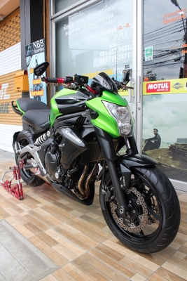 ขายER6n สีเขียว-ดำ year2013(ABS) ท่อYoshimura Full