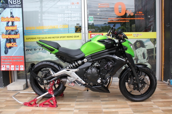 ขายER6n สีเขียว-ดำ year2013(ABS) ท่อYoshimura Full