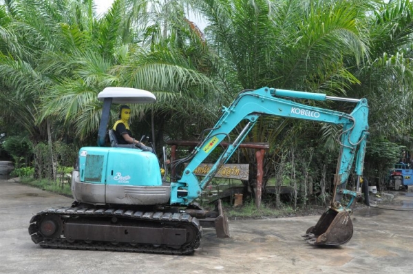 ขายแบคโฮ KOBELCO SK45SR ปั้มนิ้ว แทรคเหล็กหุ้มยาง ครบๆ สวยเดิมจากญี่ปุ่น ทำงานสมบูรณ์ทุกระบบ รับรองไม่ผิดหวัง 460,000 เท่านั้น!!