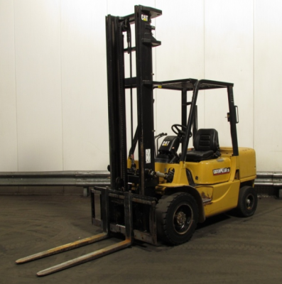 จำหน่ายรถ Forklift CAT DP35-K นำเข้ายุโรป 3.5 ตัน เสา 4.5 เมตร + Side Shift