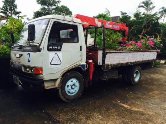 หกล้อ ฮีโน้ FB120 เครน UNIC 3.6 ท้อง V กะบะ 4.50ม พร้อมใช้งาน ทะเบียนพร้อมโอน