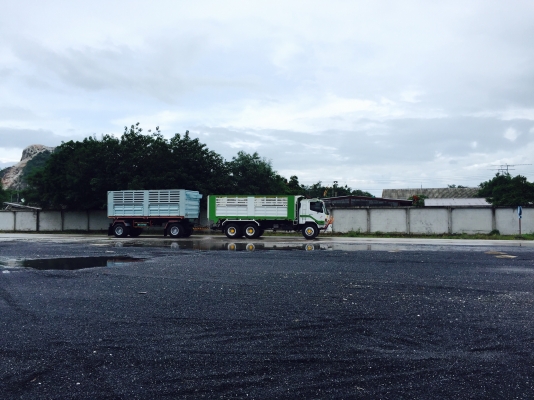 ขาย MISUBISH พ่วงดั้มเกษตรแม่-ลูก วางเครื่อง-หัวM6-260 เทอร์โบอินเตอร์