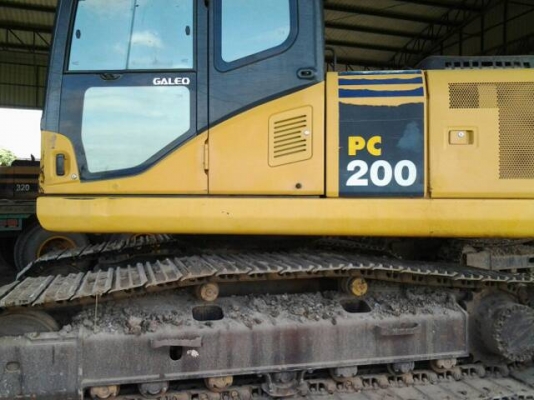 แบ็กโฮลมือสอง,Komatsu PC200-7/ทำงาน 6xxx ชม. สวยเต็ม/ เอกสารเล่ม.ทบ. ทำงานอยู่ดูได้เลย