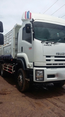 รถอีซูซุ 10 ล้อดั้ม FXZ 360 แรงม้า. ปี 57  ( รถวิ่ง 3x,xxx กว่า กม. )       สนใจติดต่อ  081 - 6079515