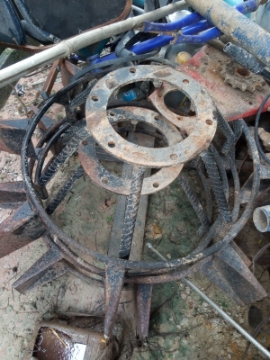 ล้อเหล็กกันจม  ยันม่า 35 แรง