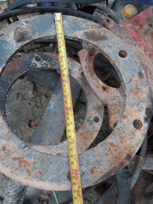 ล้อเหล็กกันจม  ยันม่า 35 แรง