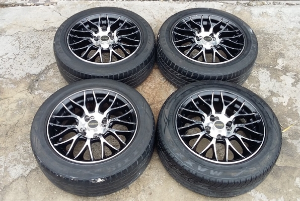 ล้อ,Rays 4รู100-114.3 15X6.5 ET38 ชุด 5,500