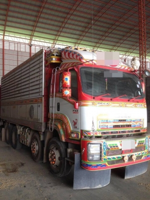 ขายรถสิบล้อ Isuzu DECA 360 คอกเกษตรดั้มเนียม  แม่ลูก ปี52 รถสวยพร้อมใช้งาน ราคาต่อรองได้