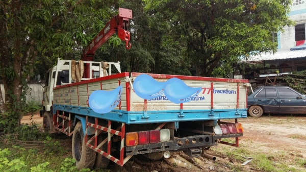 หกล้อ ฮีโน่ KL150 เครน 3.5 ตัน ช่วงยาว5.5ม ยาง900ม สภาพสวยเดิมพร้อมใช้ ทะเบียนพร้อมโอน