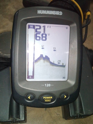 เครื่องหาปลาแนวดิ่งและแนวราบ Fishin' Buddy 120 เครื่องหาปลาแนวดิ่งและแนวราบ Fishin' Buddy 120