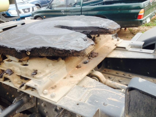 ขายรถสิบล้อหัวลาก HIno  FM2P 360แรง ปี 55 NGV โรงงานรถพร้อมใช้งาน