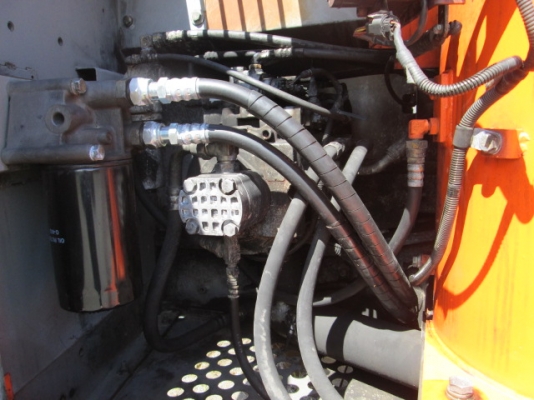 ็Hitachi ZX120-65627-ปี 2003-1896 ชม. พร้อมตัวต่ออาร์มยาวพิเศษ จากญี่ปุ่น