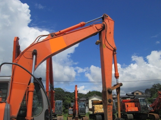 ็Hitachi ZX120-65627-ปี 2003-1896 ชม. พร้อมตัวต่ออาร์มยาวพิเศษ จากญี่ปุ่น