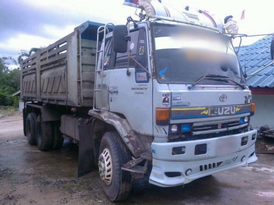 ขายรถ10ล้อดั้มพ์ ISUZU FXZ23NFPF เครื่อง 240แรงม้า ปี39 หัวฟ้าแท้สนใจโทร 081-970-1072