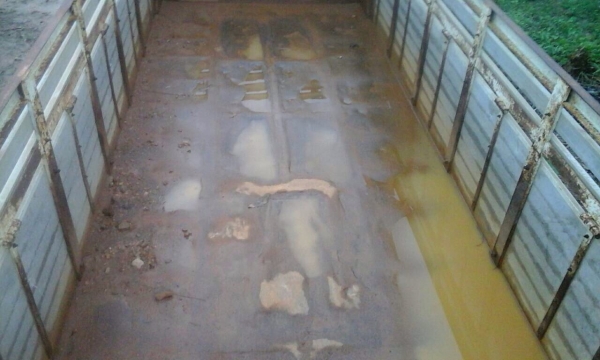 ขาย ลูกพ่วง3เพลาแท้ ยาว6.80เมตร ปี 56