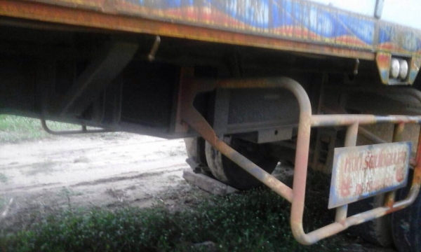 ขาย ลูกพ่วง3เพลาแท้ ยาว6.80เมตร ปี 56