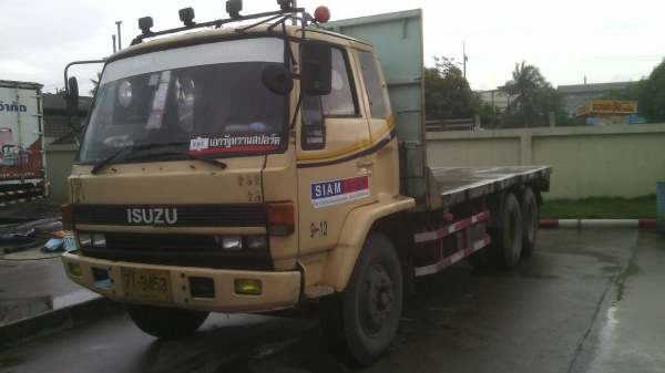 สิบล้อ อีซูซู 175 แรง 2เพา พื้นเรียบ ช่วงยาว 7ม สภาพดีสวยบางเดิมพร้อมใช้ ทะเบียนพร้อมโอน ราคา 590,000บ