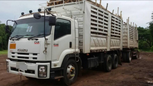 รถสิบล้อ Isuzu DECA FVZ  300 คอกเกษตรดั้มสามมิตร  แม่ลูก ปี54รถสวยพร้อมใช้งาน ราคาต่อรองได้