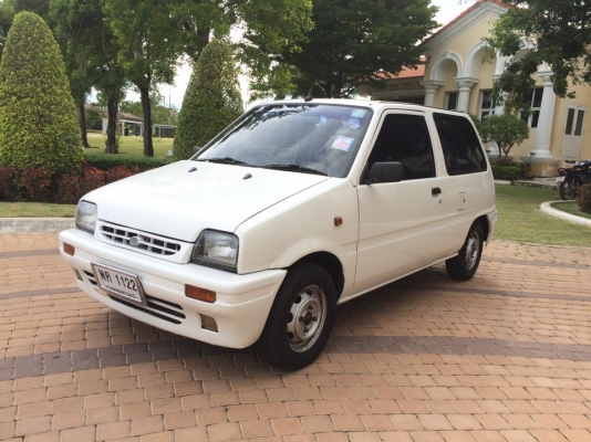 ขาย. Daihatsu mira mint ปี97 แท้ เครื่องหัวฉีด660ccเกียร์ ธรรมดา สีขาวมุก ทำใหม่ นอก ใน สวยๆ ภายในหุ้มใหม่. ช่วงล่างทำมาใหม่. แบตใหม่ 7/9/58 ยางใหม่ ปี15ต้นปี. เพิ่งเปลียน รถสวย พร้อมใช้งาน. ประหยัดน้ำมัน. หาทีจอดรถง่าย. เบาะด้านหลังพับ เก็บของได้เยอะครับ
