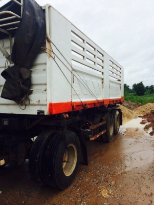 ขายรถพ่วง ISUZU 360 ปี 54 ดั้มสามมิตรแม่-ลูก สภาพสวยเดิมพร้อมใช้ เครื่องดี เกียร์เดิม คัสซีสวย ราคาคุยกันได้ครับ