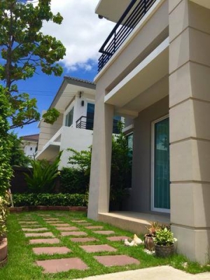 ขายบ้านเดี่ยว 2 ชั้น โครงการหรู The Grand พระราม 2 เนื้อที่ 52.5 ตารางวา