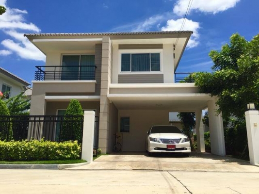 ขายบ้านเดี่ยว 2 ชั้น โครงการหรู The Grand พระราม 2 เนื้อที่ 52.5 ตารางวา