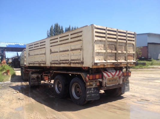 สิบล้อ ฮีโน่ 344 ปี53 ดั้ม แม่ลูก3คาน สภาพดีสวยคู่เดิม ทะเบียนพร้อมโอน ราคา 2,650,000บ ครับท่าน