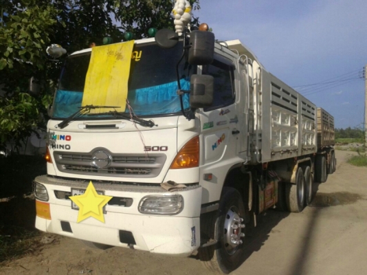 สิบล้อ ฮีโน่ 344 ปี53 ดั้ม แม่ลูก3คาน สภาพดีสวยคู่เดิม ทะเบียนพร้อมโอน ราคา 2,650,000บ ครับท่าน