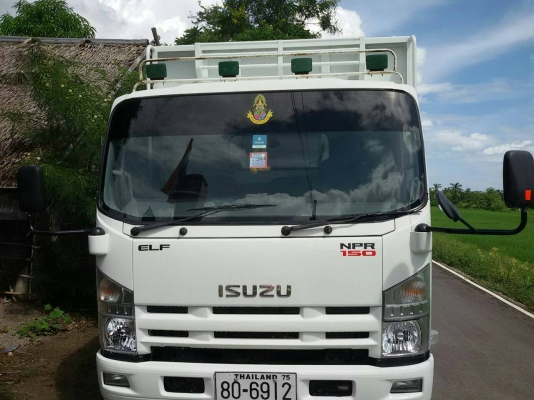 หกล้อ อีซูซุ NPR150 ปี56 ช่วงยาว5ม.สภาพสวยบางเดิมพร้อมใช้ ทะเบียนพร้อมโอน