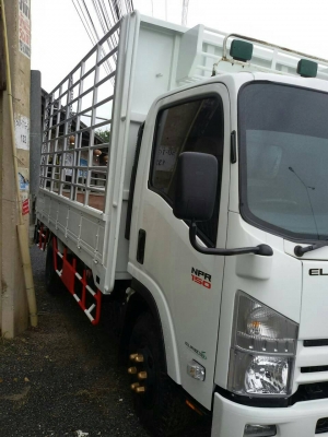 หกล้อ อีซูซุ NPR150 ปี56 ช่วงยาว5ม.สภาพสวยบางเดิมพร้อมใช้ ทะเบียนพร้อมโอน