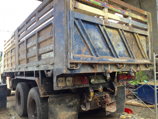 ขายรถบรรทุก 10 ล้อดัมพ์ HINO MEGA 330 แรงม้าปี 2554 มีระบบลากพ่วง ราคา 1750000