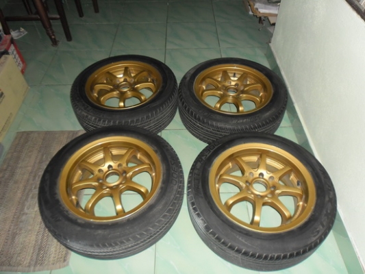 ขายล้อ15กว้าง6ครึ่งลายCE (JAZZ ITALY)พร้อมยาง