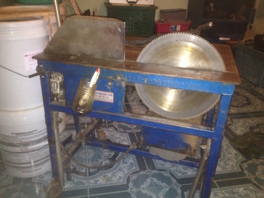 ขายเเท่นตัดอลูมิเนียม สันติ 12 นิ้ว พร้อมมอเตอร์ ราคา 15,500 บาท 0835662999 Line ID :hs4trp