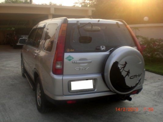 ขายรถยนต์บ้าน HONDA CR-V ปี 2002 ติดแก๊ส LPG สภาพดีมาก ไม่เคยชน ขายรถยนต์บ้าน HONDA CR-V ปี 2002 ติดแก๊ส LPG สภาพดีมาก ไม่เคยชน