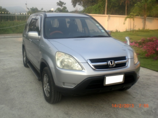 ขายรถยนต์บ้าน HONDA CR-V ปี 2002 ติดแก๊ส LPG สภาพดีมาก ไม่เคยชน