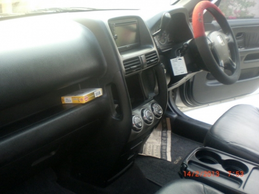 ขายรถยนต์บ้าน HONDA CR-V ปี 2002 ติดแก๊ส LPG สภาพดีมาก ไม่เคยชน ขายรถยนต์บ้าน HONDA CR-V ปี 2002 ติดแก๊ส LPG สภาพดีมาก ไม่เคยชน